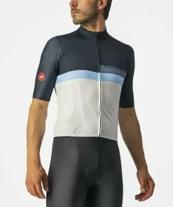 Castelli A BLOCCO Jersey Kurzarmtrikot Savile Blue/China Blue-Azzurro