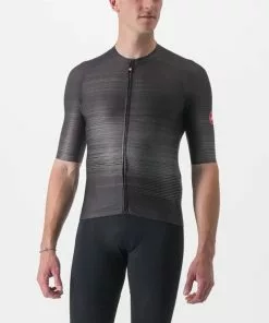 Castelli Aero Race 6.0 Jersey - Light Black/dark Grey