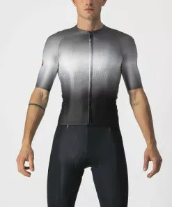 Castelli Aero Race 6.0 Jersey - Light Black/dark Grey