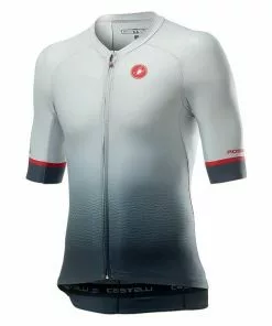 Castelli AEORO RACE 6.0 Jersey Silver Grey