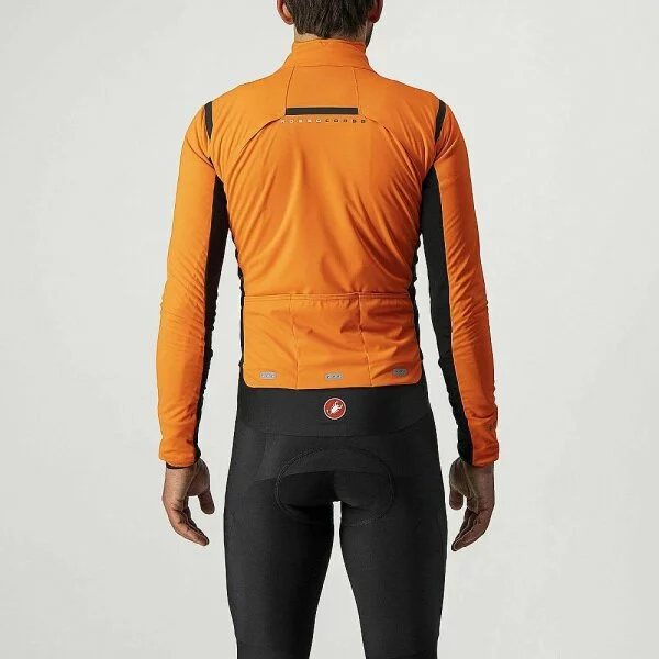 Castelli Alpha Ros2 Jacket Brilliant Orange/Black-Pro Red – Bild 2