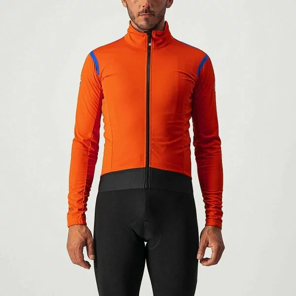 Castelli Alpha Ros2 Light Jacket Fiery Red/Rescue Blue-Black