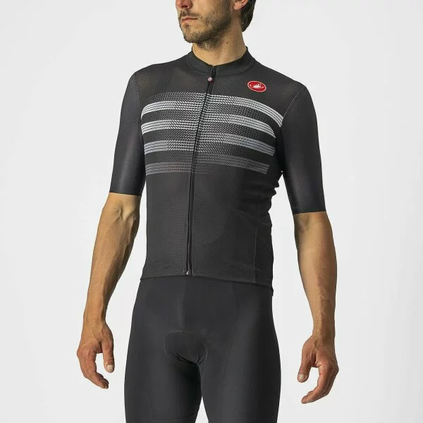 Castelli Endurance Pro Jersey Light Black / White Grey
