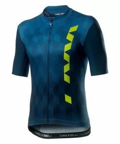 Castelli Fuori Radtrikot Kurzarm Dark Infinity Blue