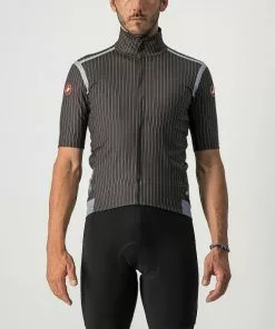 Castelli Gabba RoS Kurzarmtrikot Charcoal/pinstripe