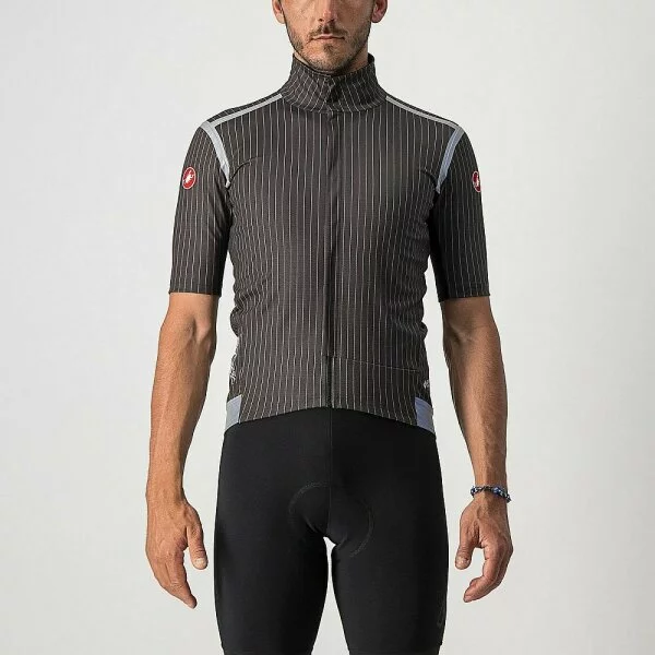 Castelli Gabba RoS Kurzarmtrikot Charcoal/pinstripe