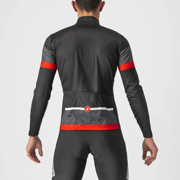 Castelli Passista Long Sleeve Jersey Light Black/Dark Grey Red – Bild 2