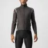 Castelli Perfetto ROS Long Sleeve Langarmtrikot - Charcoal/pinstripe