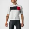 Castelli PROLOGO 7 Kurzarm Jersey Ivory/Light Black-Red