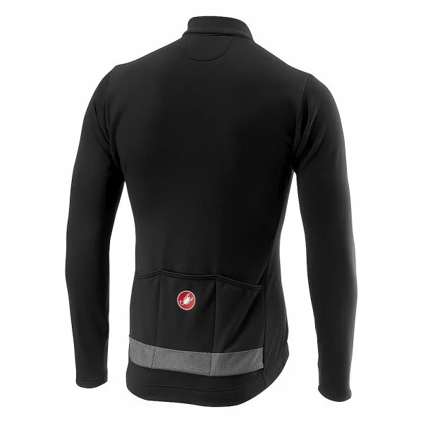 Castelli Puro3 Jersey FZ Langarmtrikot Light Black – Bild 2