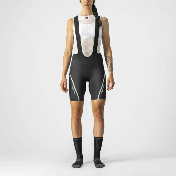 Castelli Velocissima Bibshort Lady Radhose Black/silver