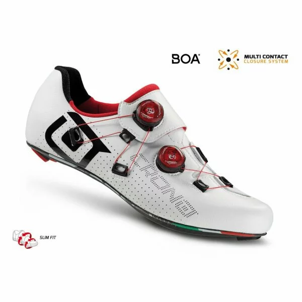 Crono CR-1 Road Rennradschuh - Weiss/rot-