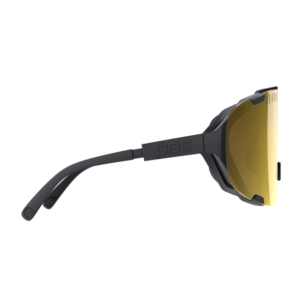 POC Sonnenbrille Devour Uranium Black Violet/Gold Mirror – Bild 3