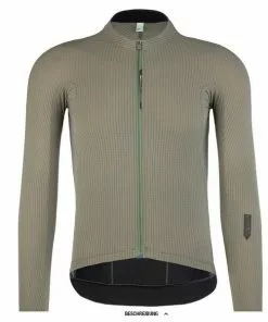 Q36.5 Long Sleeve L1 Pinstripe Langarmtrikot - Olive Green