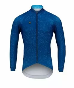 Wilier Kosmos Winter Langarmtrikot Blau