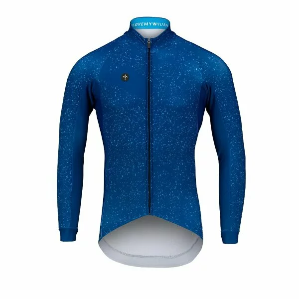 Wilier Kosmos Winter Langarmtrikot Blau